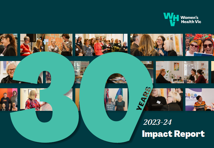 WHV 30 years impact report 2023-2024 cover image