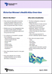 Victorian Womens Health Atlas Overview flyer image