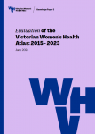 Evaluation of the Victorian Women's Health Atlas: 2015 - 2023 image